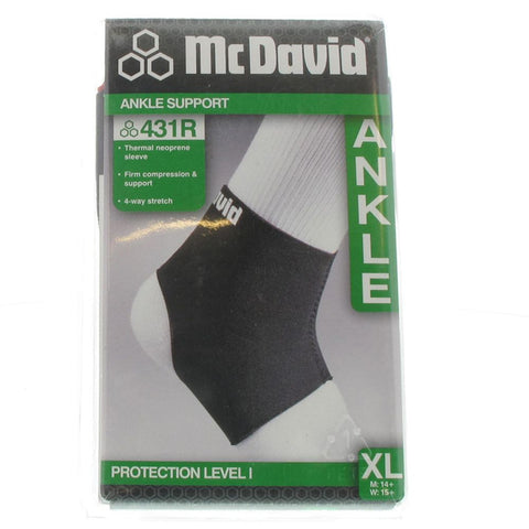 McDavid Soutien Cheville Noir Taille XL
