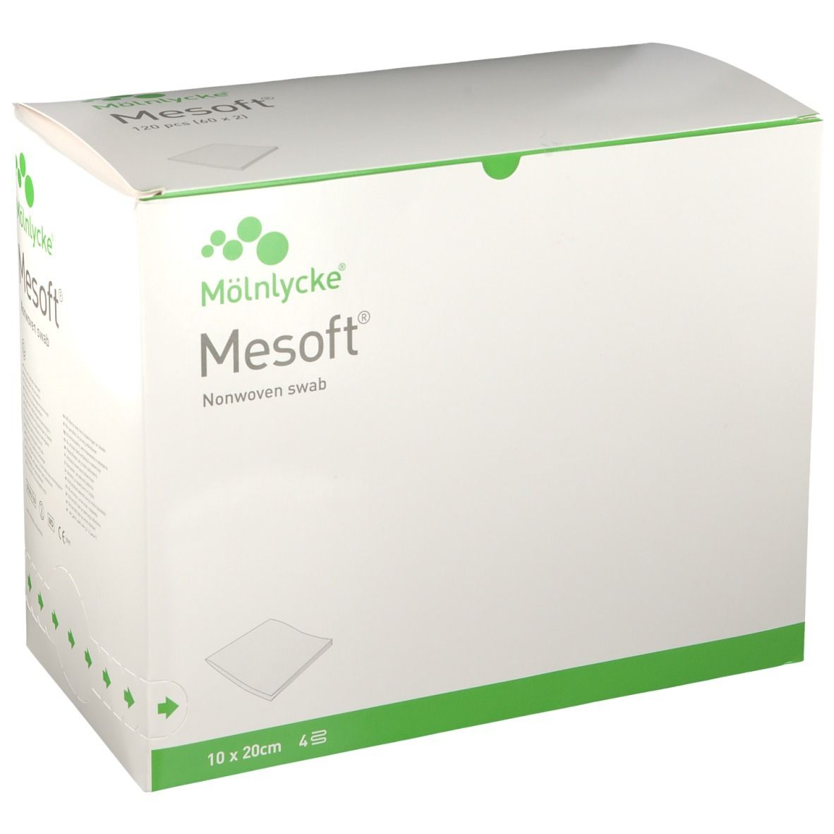 Mesoft Compresse stérile 4 couches 20 x 10cm