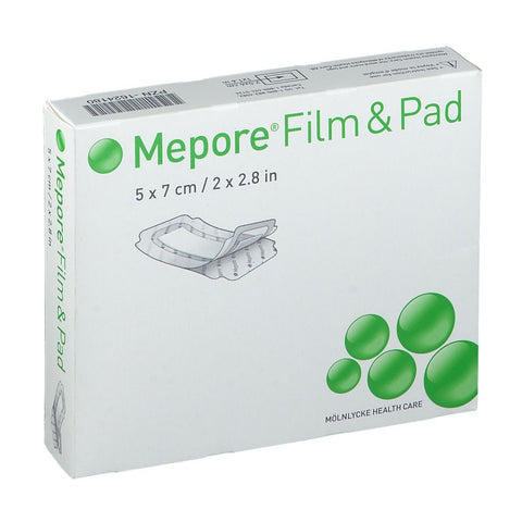 Mepore® Film & Pad pansements 5 x 7 cm (5 pièces)