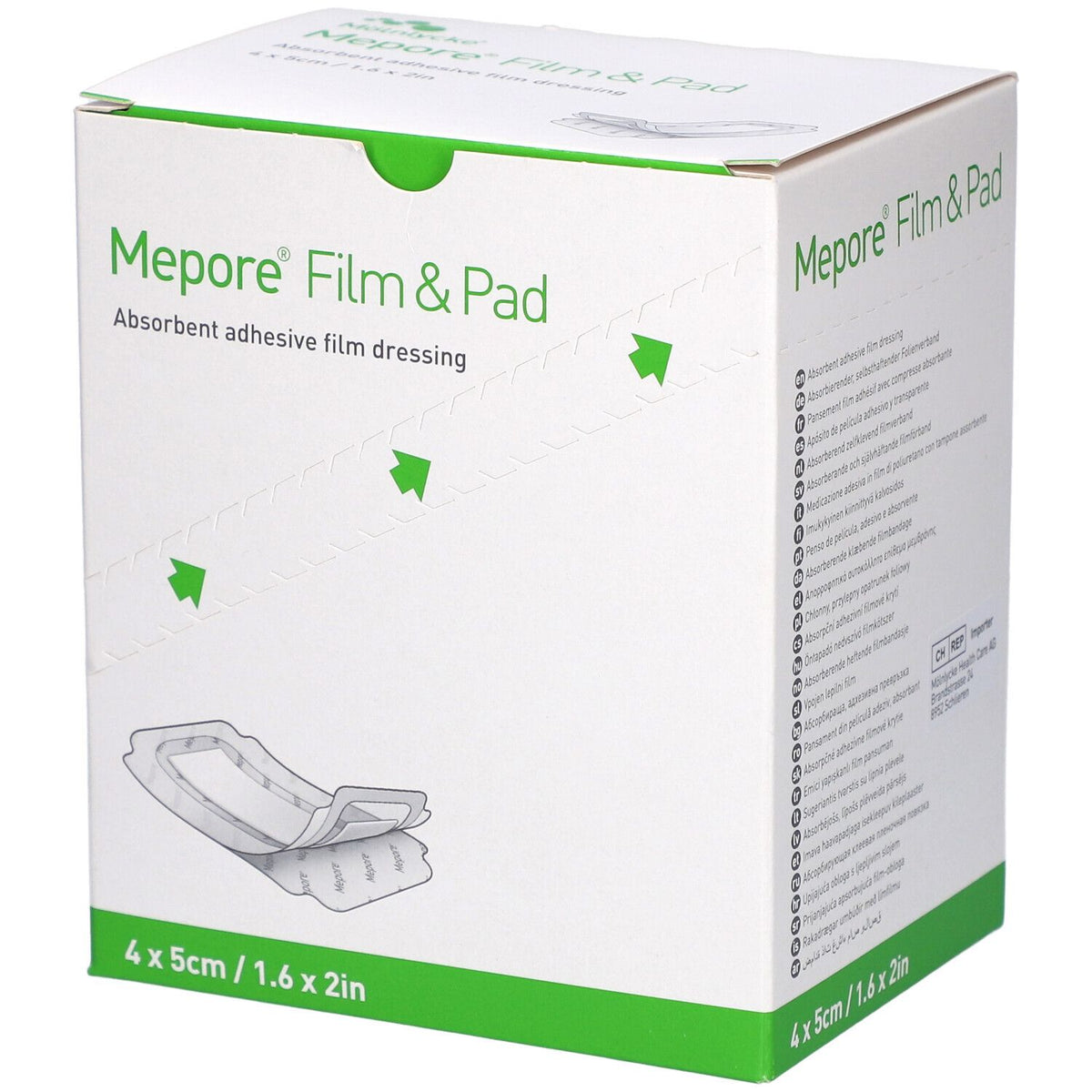 Mepore Film & Pad 4 cm x 5 cm (85 pièces)