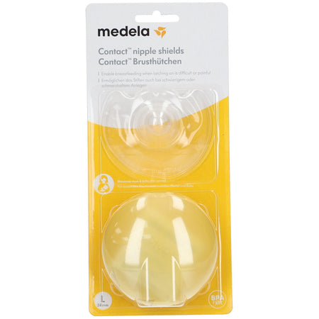 Medela Bouts de sein Contact L (par paire) Avec Boîte de Rangement