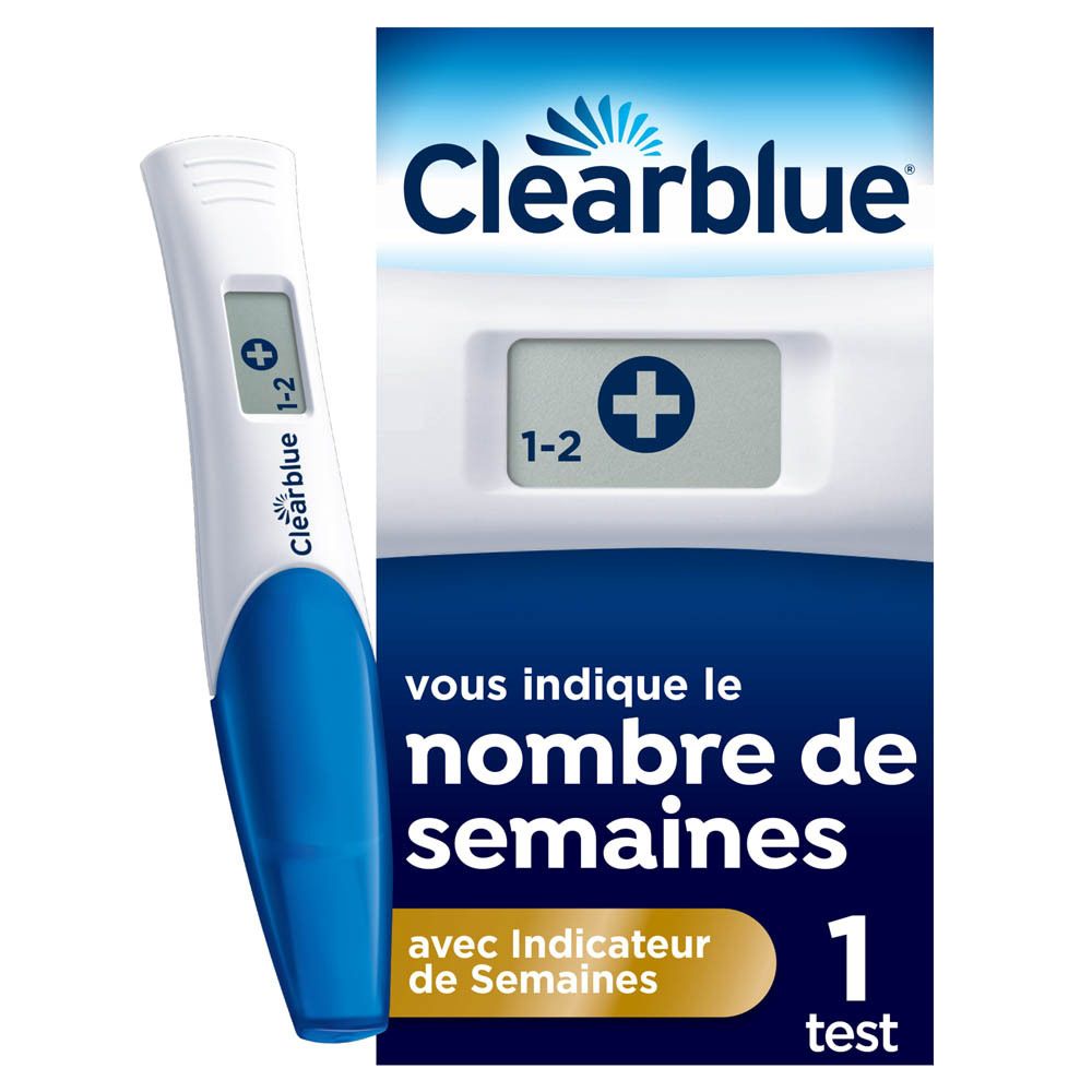 Clearblue Test de Grossesse avec Indicateur de Conception (1 pièce)