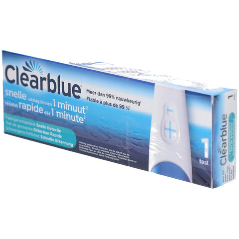 Clearblue® Plus Test de Grossesse Détection Rapide (1 pièce)