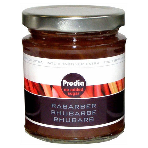 Prodia Pâte à tartiner Extra Rhubarbe sans sucres ajoutés (215 g)