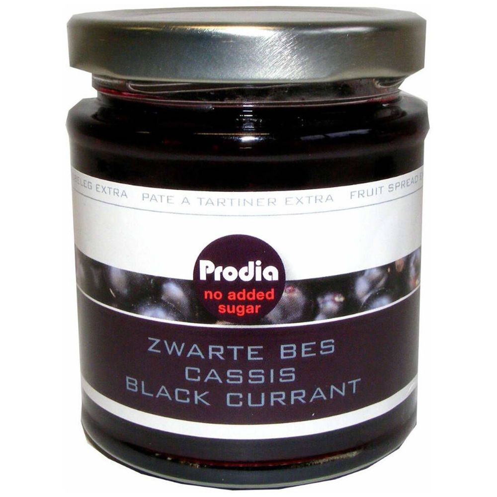 Prodia Pâte à tartiner Cassis sans sucres ajoutés (215 g)
