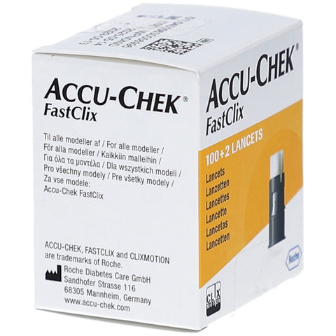 ACCU-CHEK® Fastclix Lancettes (102 pièces)