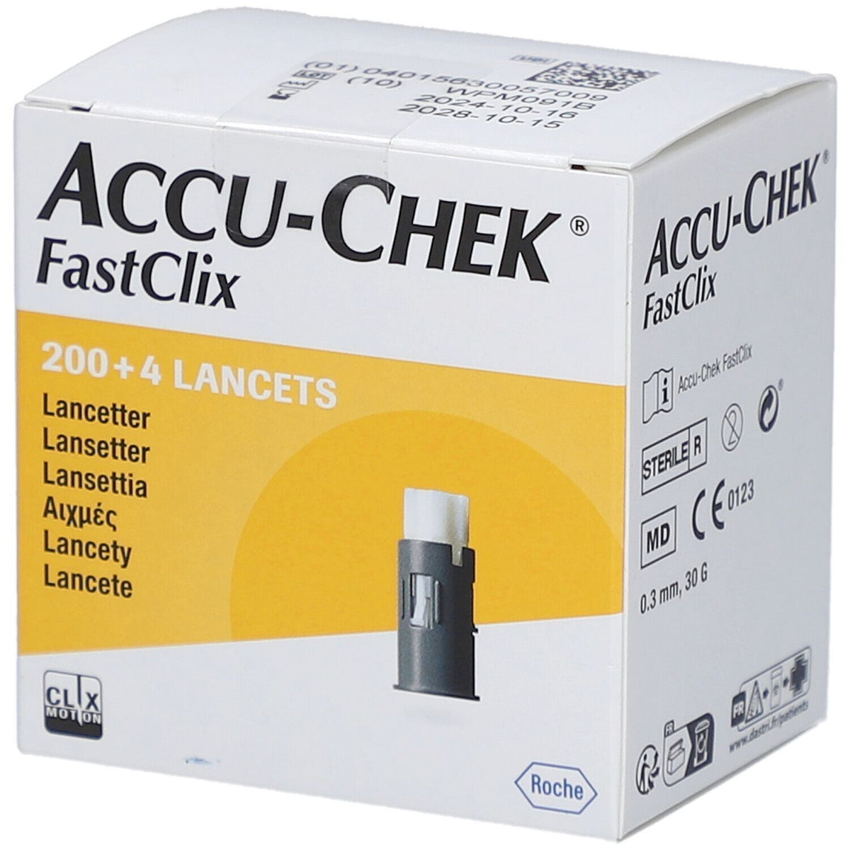 Accu-Chek Fastclix Lancettes (204 pièces)