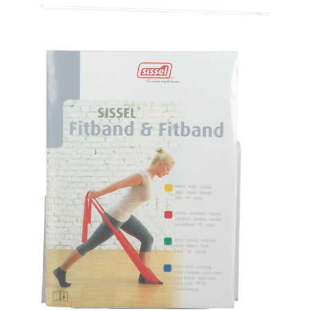 SISSEL FitBand Plus 2 m X-Strong bleu + Clip