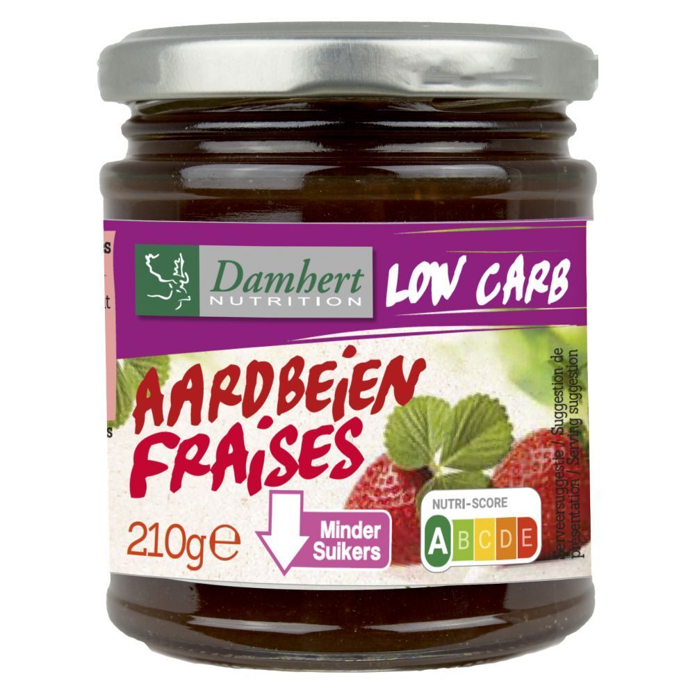 Damhert TAGATESSE® confiture de fraises (210 g)