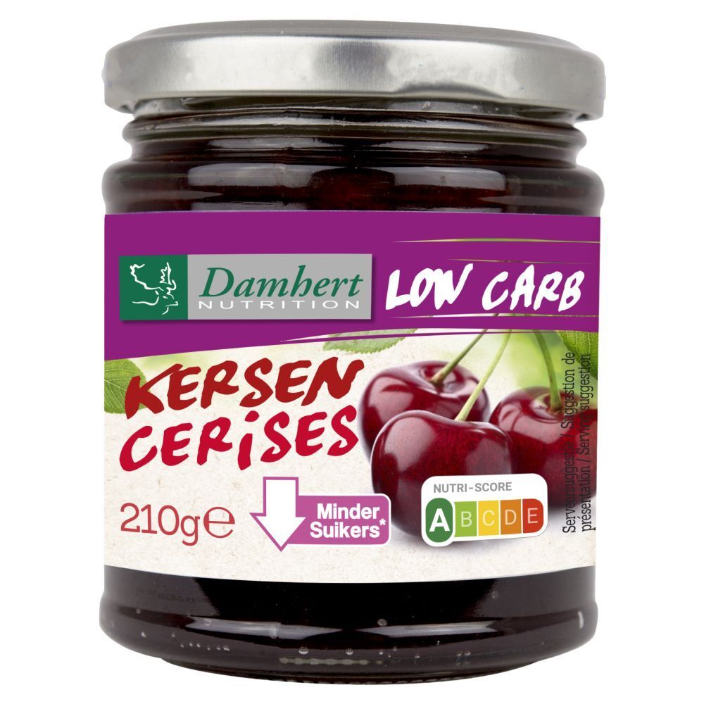Damhert LOW CARB confiture de cerises (210 g)