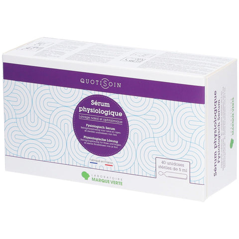 Marque Verte Saline Solution 40 single-dose units