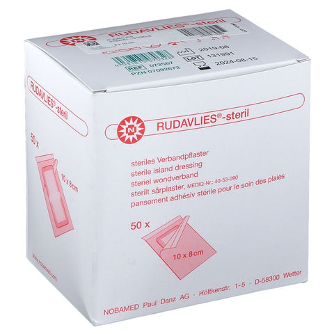 Noba Rudavlies pansement stérile 8x10 cm (50 pièces)