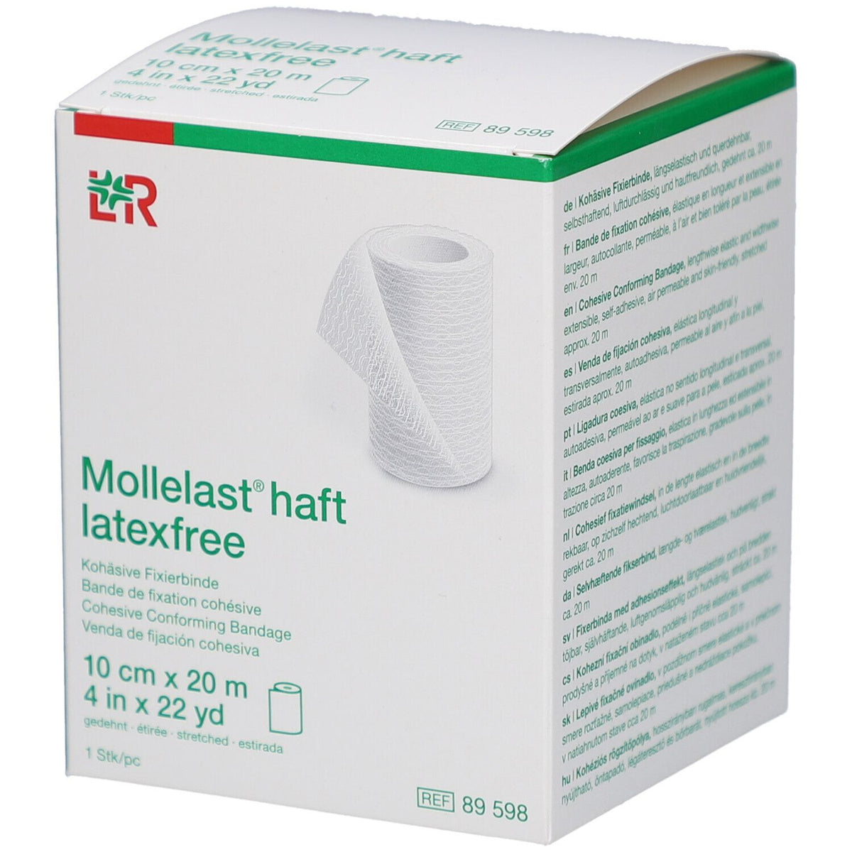 Mollelast Haft pansement adhésif sans latex (10 cm x 20 m)