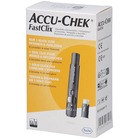 ACCU-CHEK® FastClix AutoPiqueur + Cartouche de 6 Lancettes