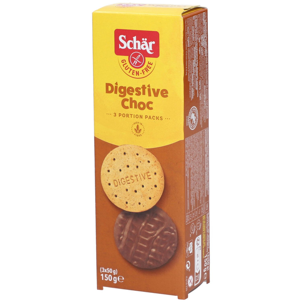Schär biscuits digestifs sans gluten au chocolat (150 g)