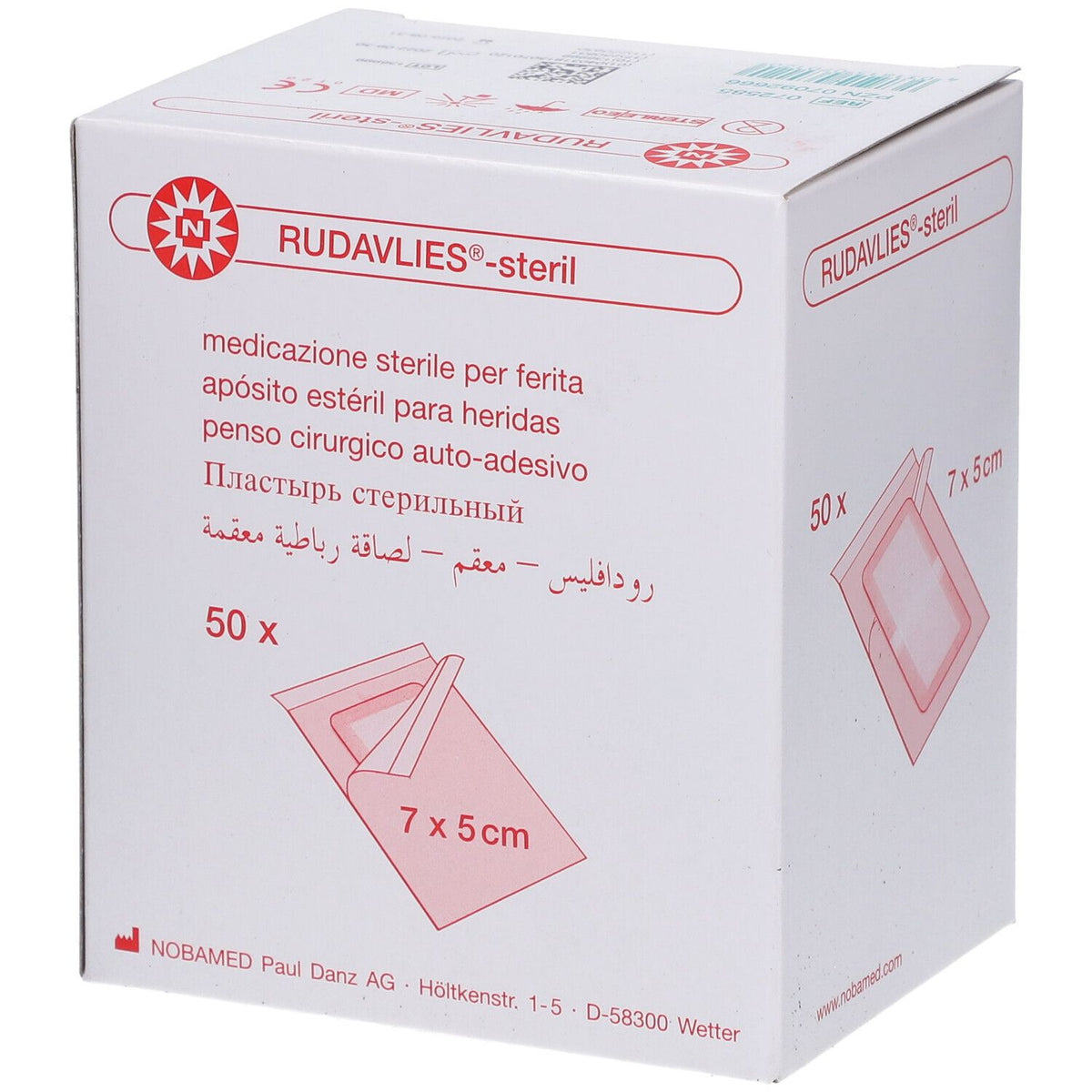 Noba RUDAVLIES®-steril 5 cm x 7 cm