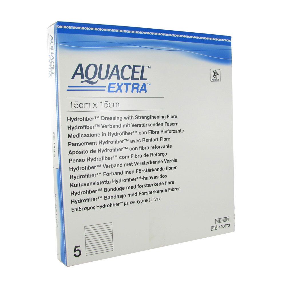 Aquacel Extra Hydrofiber 15 cm x 15 cm