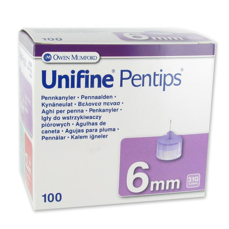 Unifine Aiguille Stérile 31G 6 mm AN3590 (100 pièces)