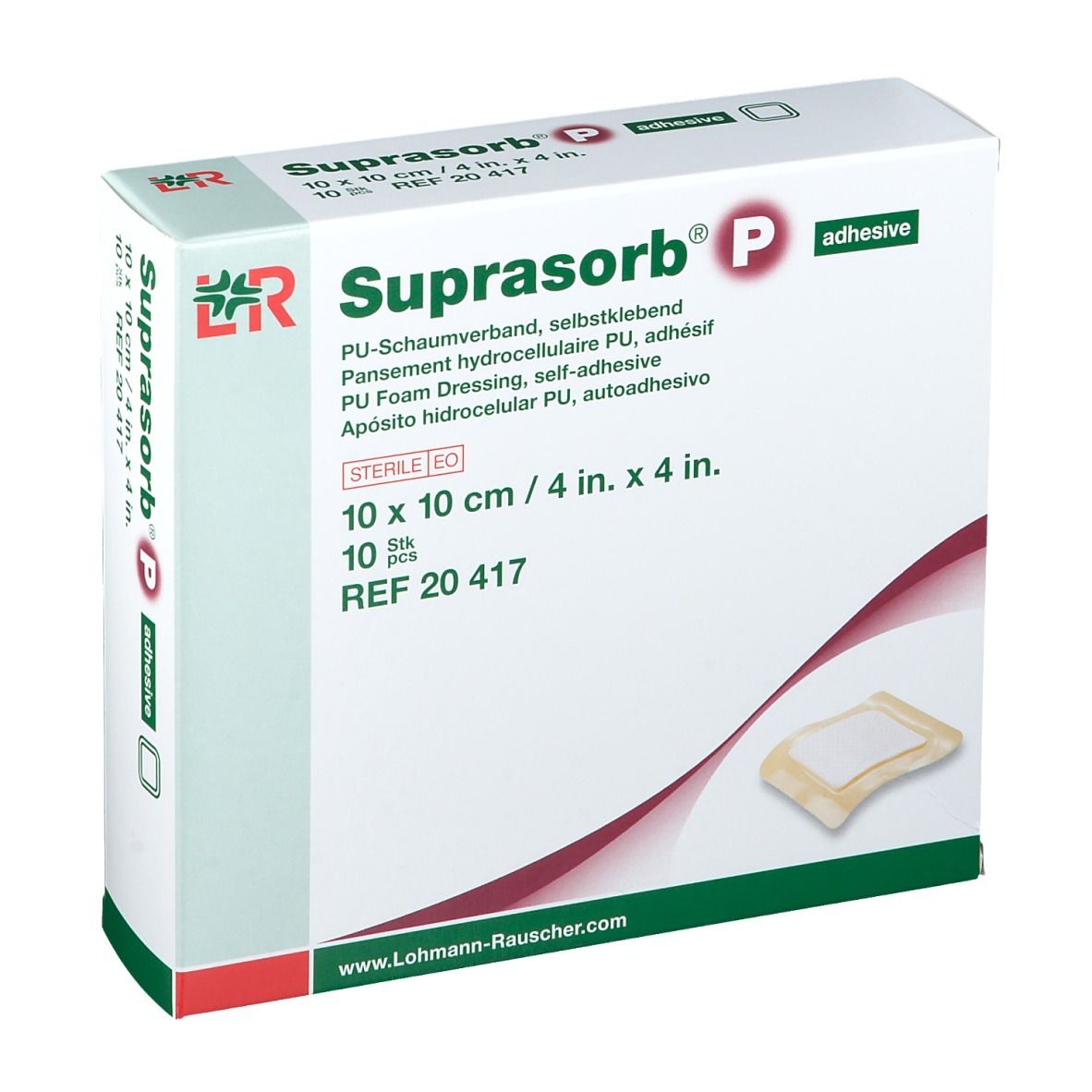Suprasorb P 10 x 10 cm 20417