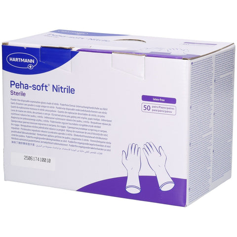 Hartmann Peha-Soft Nitrile stérile L (50 pièces)