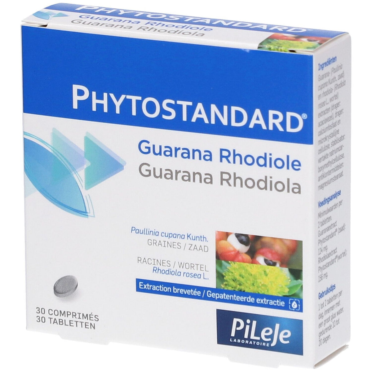 Phytostandard Guarana-Rhodiola (30 comprimés)