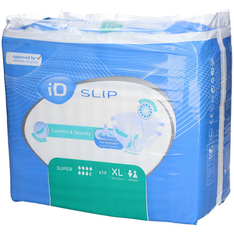 iD Slip All-in-One Incontinence Super Extra Large 14 briefs