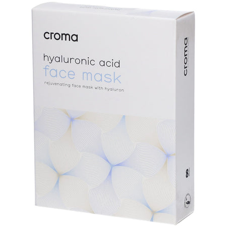 Croma® Masque visage à l'acide hyaluronique (8 pièces)