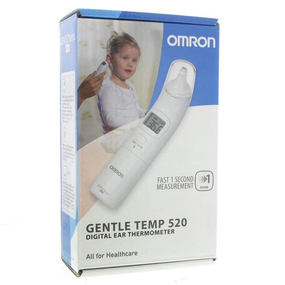 OMRON Gentle Temp 520 Thermomètre auriculaire numérique à infrarouge (1 pièce)
