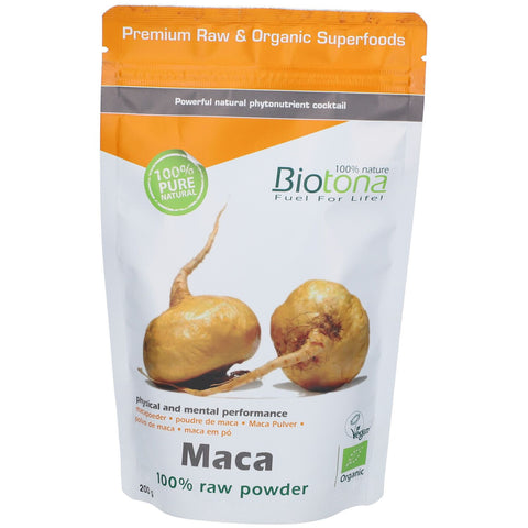 Biotona Organic Raw Maca Powder Superfood (200 g)