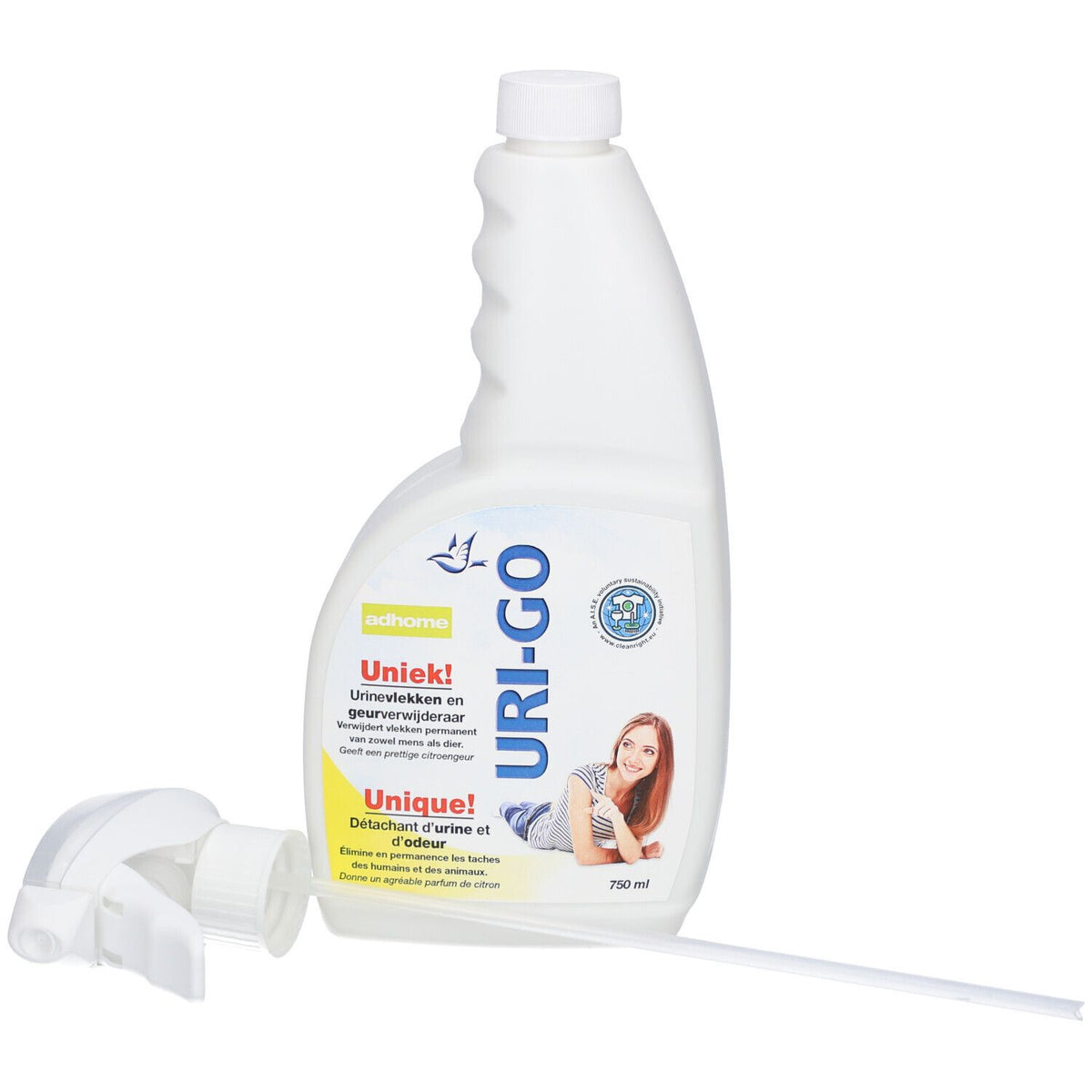 Uri-Go® spray dissolvant d'urine odeurs et taches (750 ml)