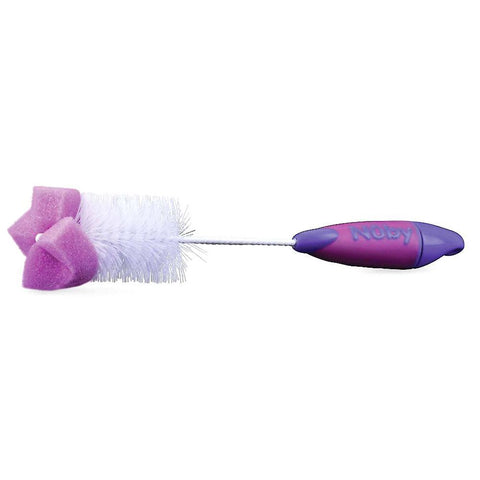Nûby Brosse pour biberons et tétines avec ventouse (couleur non sélectionnable)