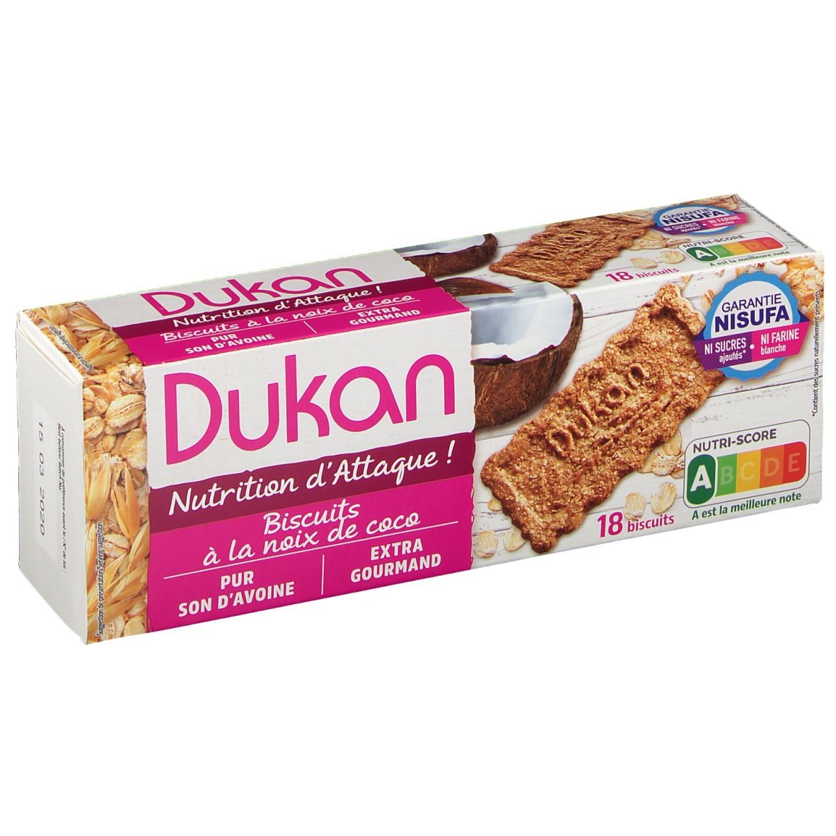 Dukan Biscuit coco (18 pièces)