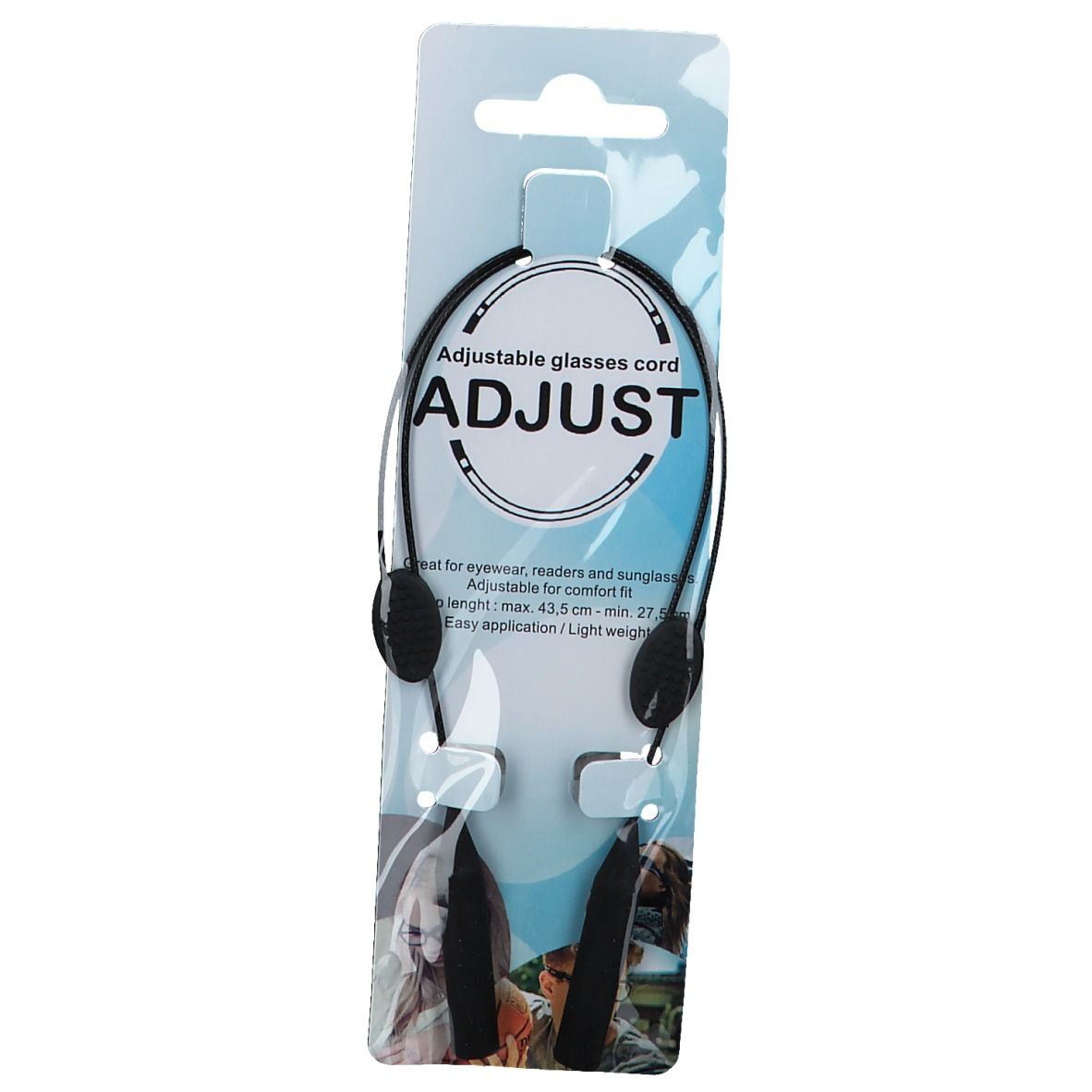 Adjust cordon de lunettes ajustable (1 pièce)