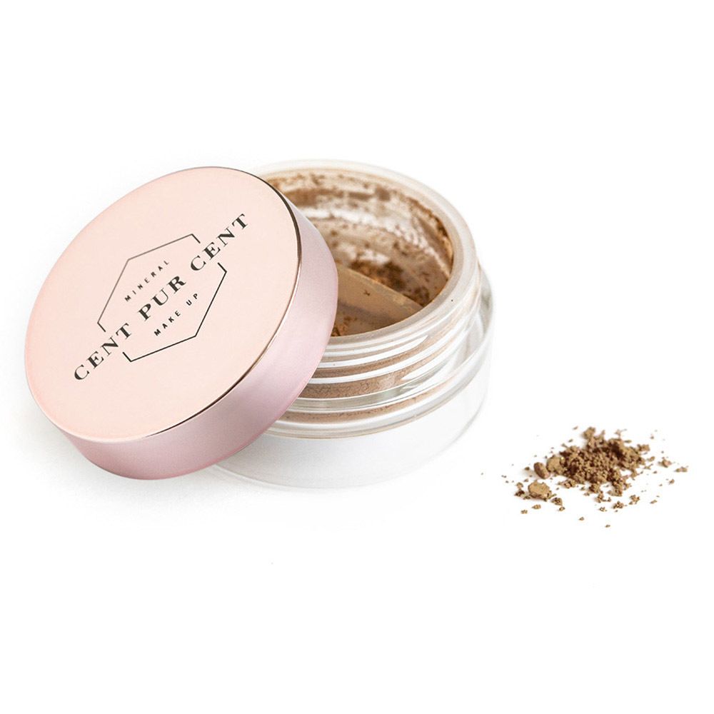 Cent Pur Cent Fard à paupières minéral en poudre Café (2 g)