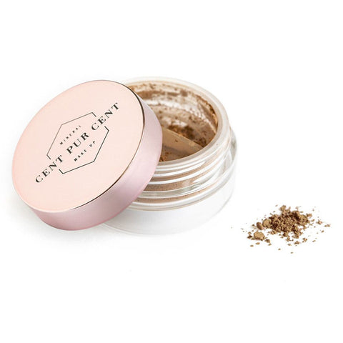 Cent Pur Cent Fard à paupières minéral en poudre Café (2 g)