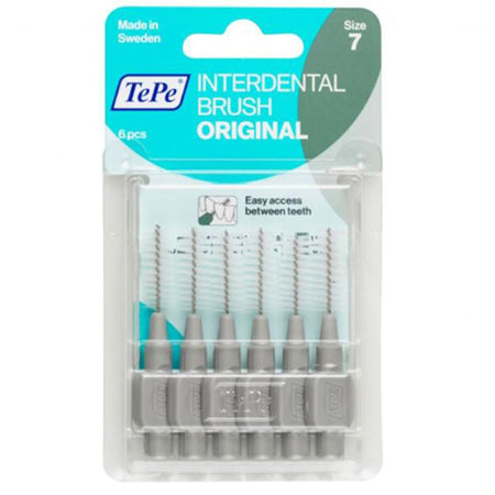 TePe Brossette interdentaire Original 1.3 mm Gris Taille 7 (6 pièces)