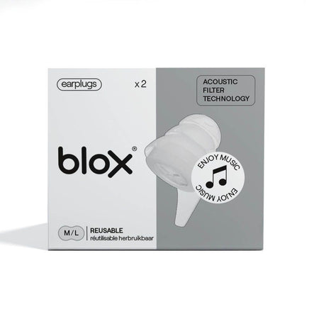Blox Music bouchons d'oreille transparents (1 pièce)