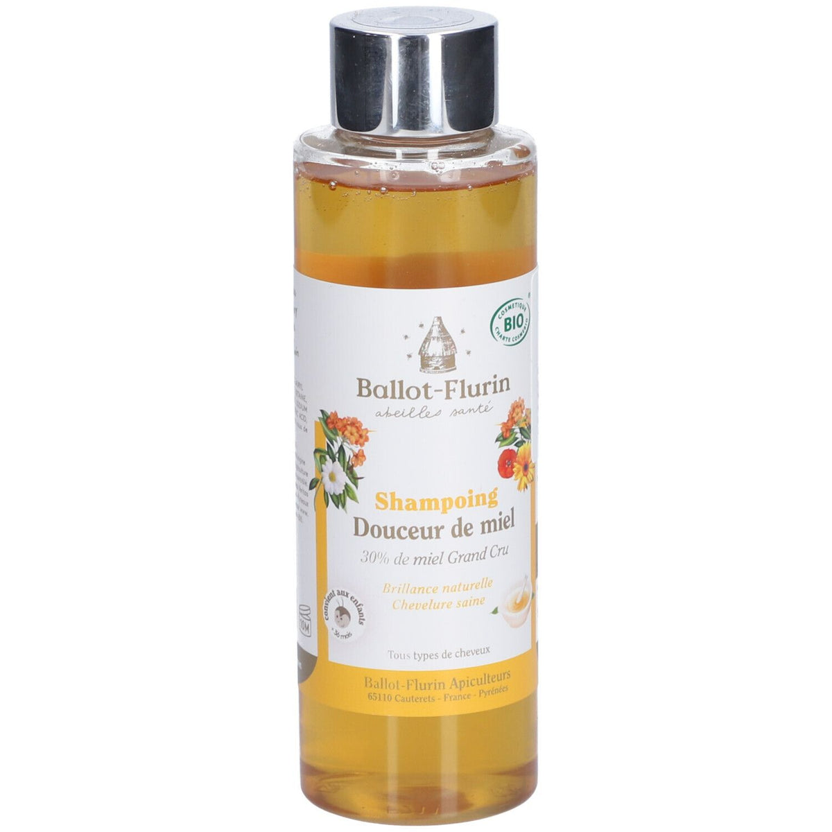 Ballot-Flurin Shampoing Douceur de Miel Tous Types de Cheveux Flacon (250 ml)
