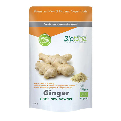 Biotona Poudre de Gingembre Cru Bio (200 g)
