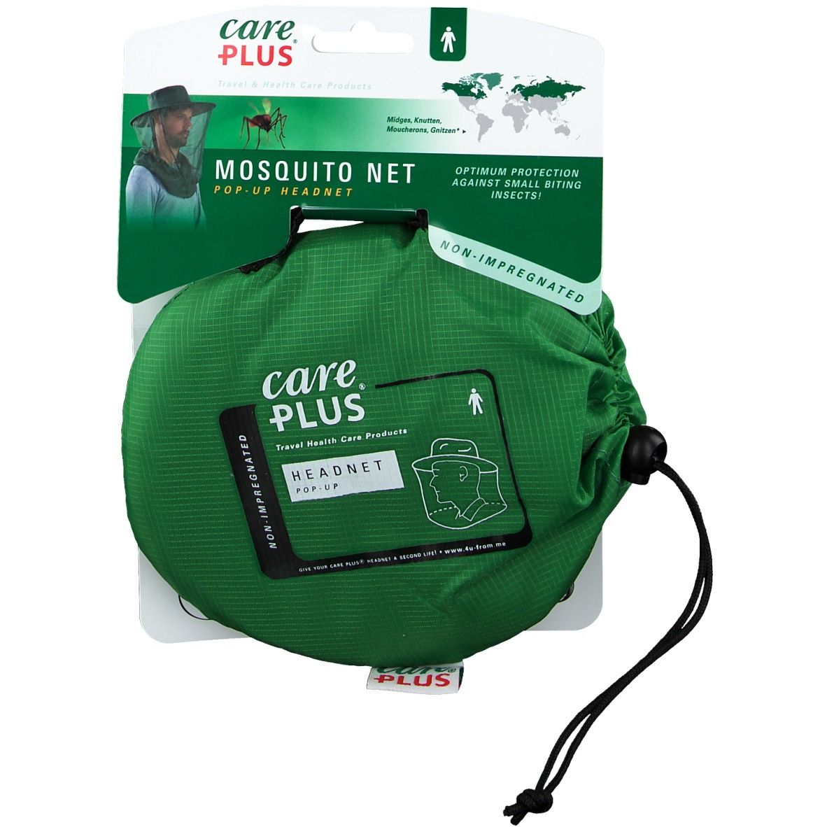 Care Plus Moustiquaire de Tête Pop-Up