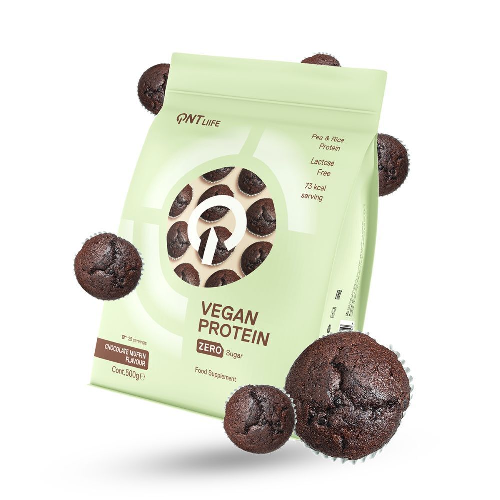 QNT Vegan Protein Muffin au Chocolat (500 g)