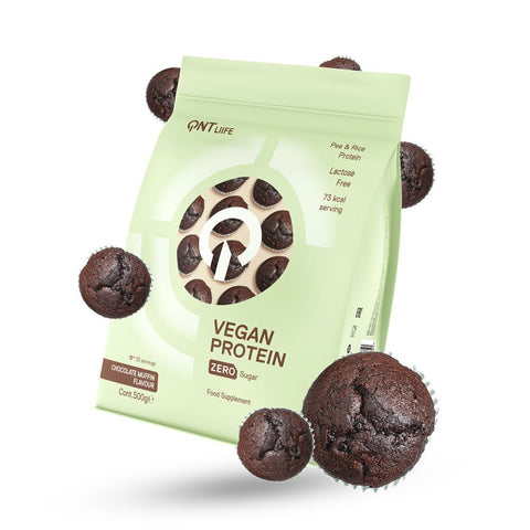 QNT Vegan Protein Muffin au Chocolat (500 g)