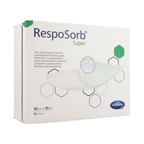 Hartmann RespoSorb Super pansement 10x10cm