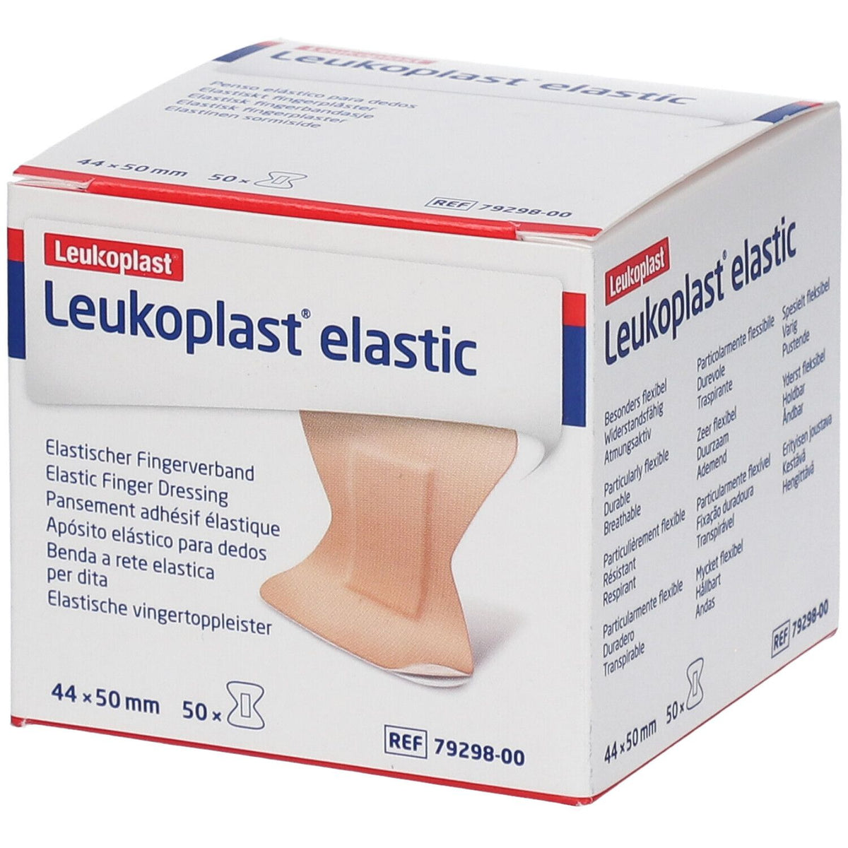 Leukoplast Elastic 44 x 50 mm — 50 pièces