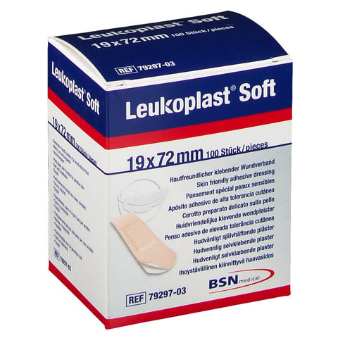 Leukoplast Soft pansement 19 x 72 mm (100 pièces)