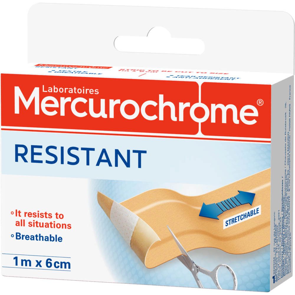 Mercurochrome® Stretch Bande tissu spécial mouvement (1 pièce)
