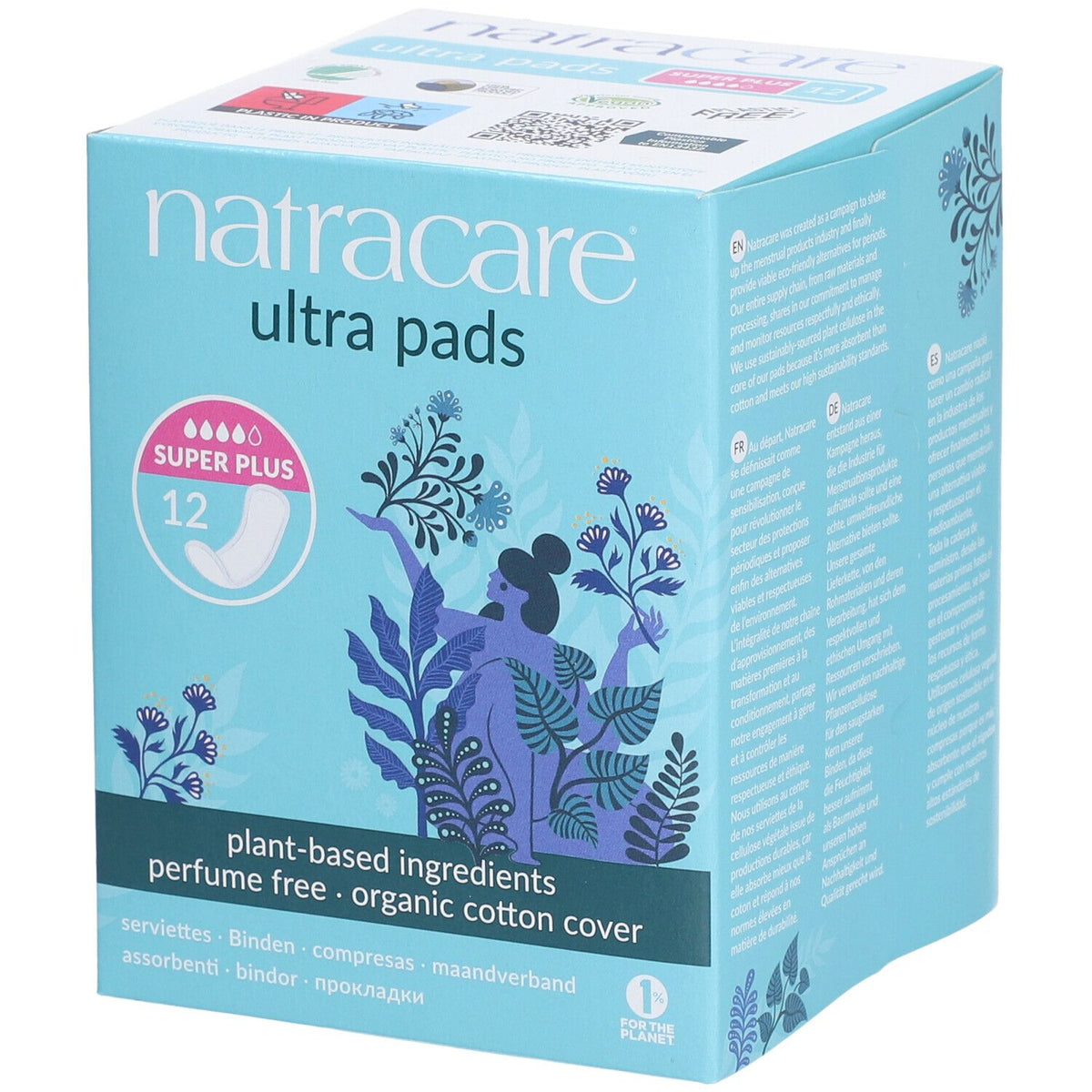 Natracare® Serviettes Ultra Super Plus (12 pièces)