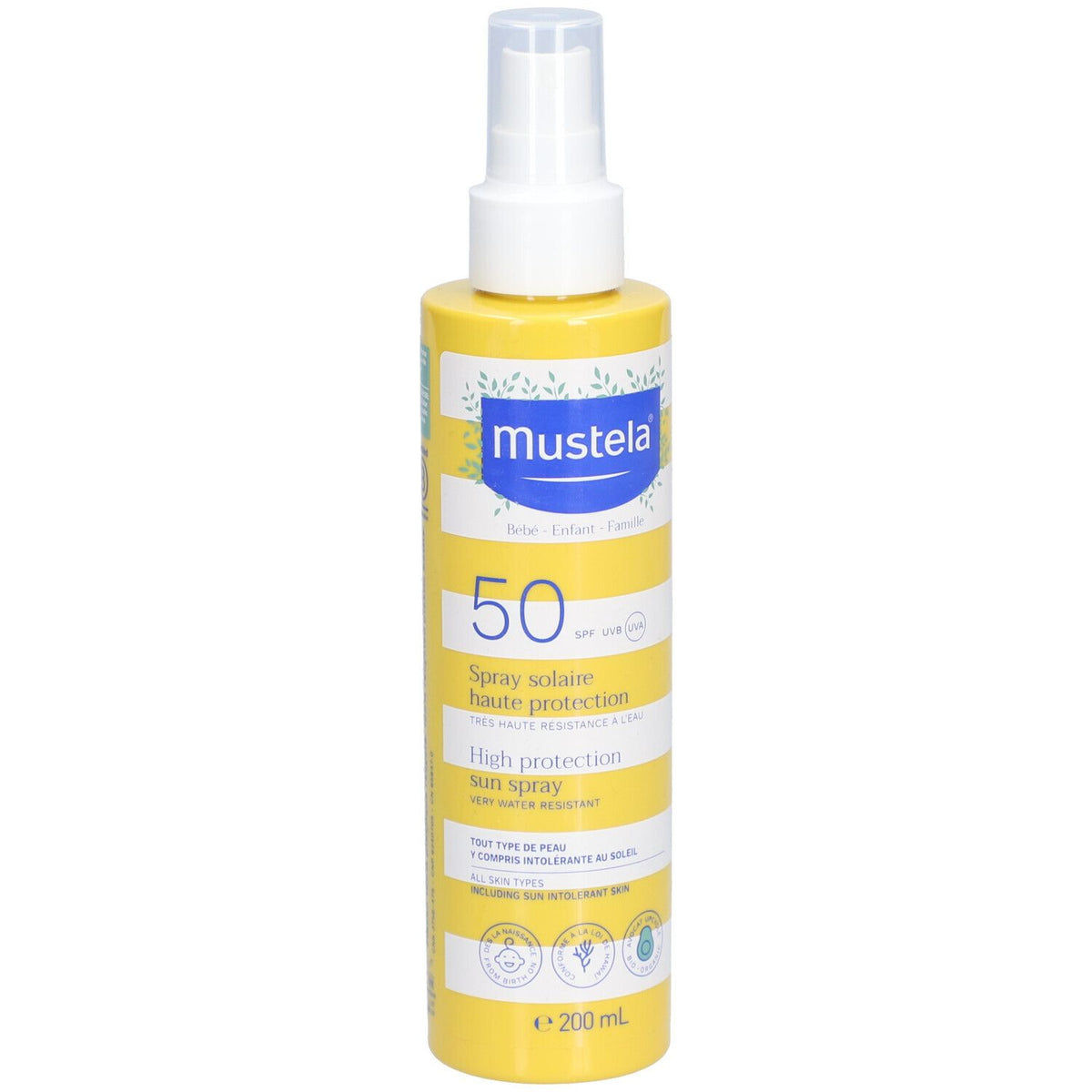 Mustela Spray Solaire Haute Protection SPF50 (200 ml)