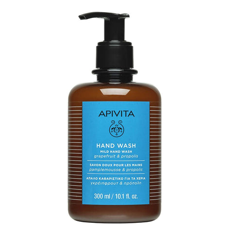 Apivita gel lavant doux pour les mains pamplemousse et propolis (300 ml)