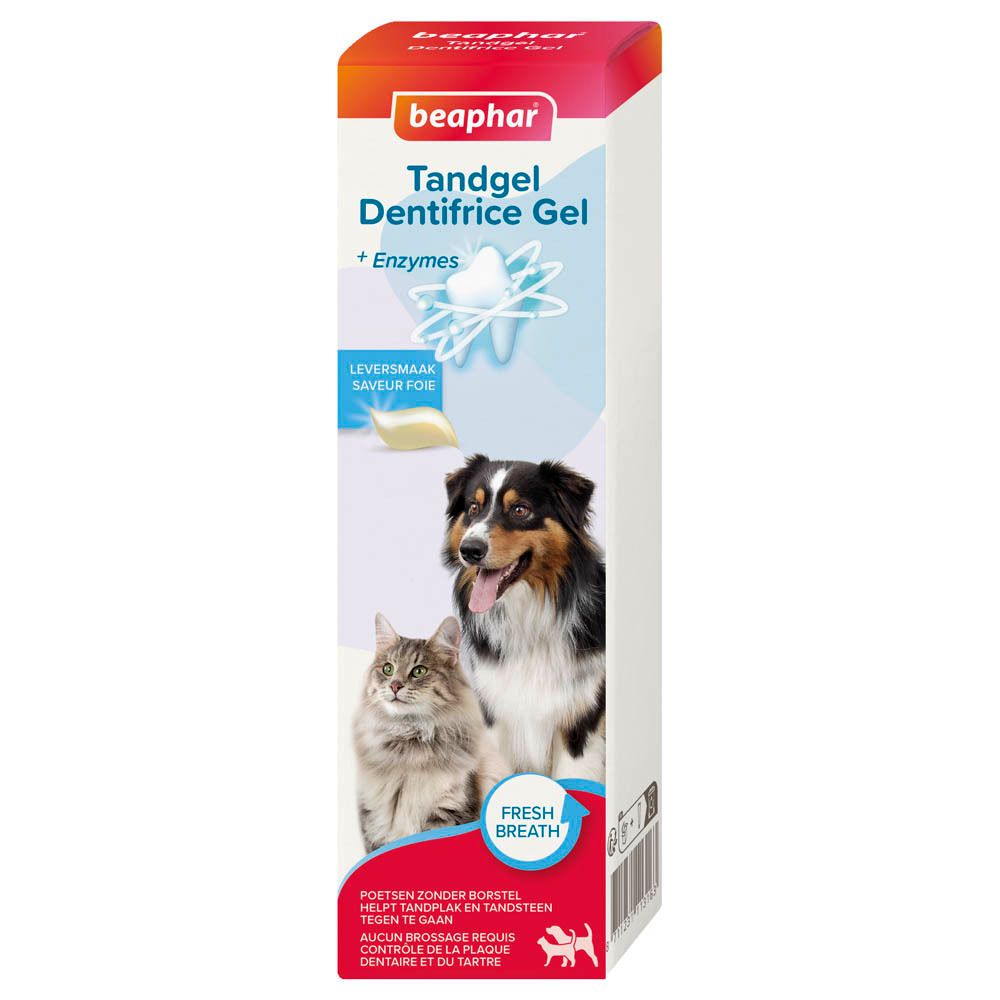 beaphar® Dentifrice gel haleine fraîche pour chien et chat (100 g)